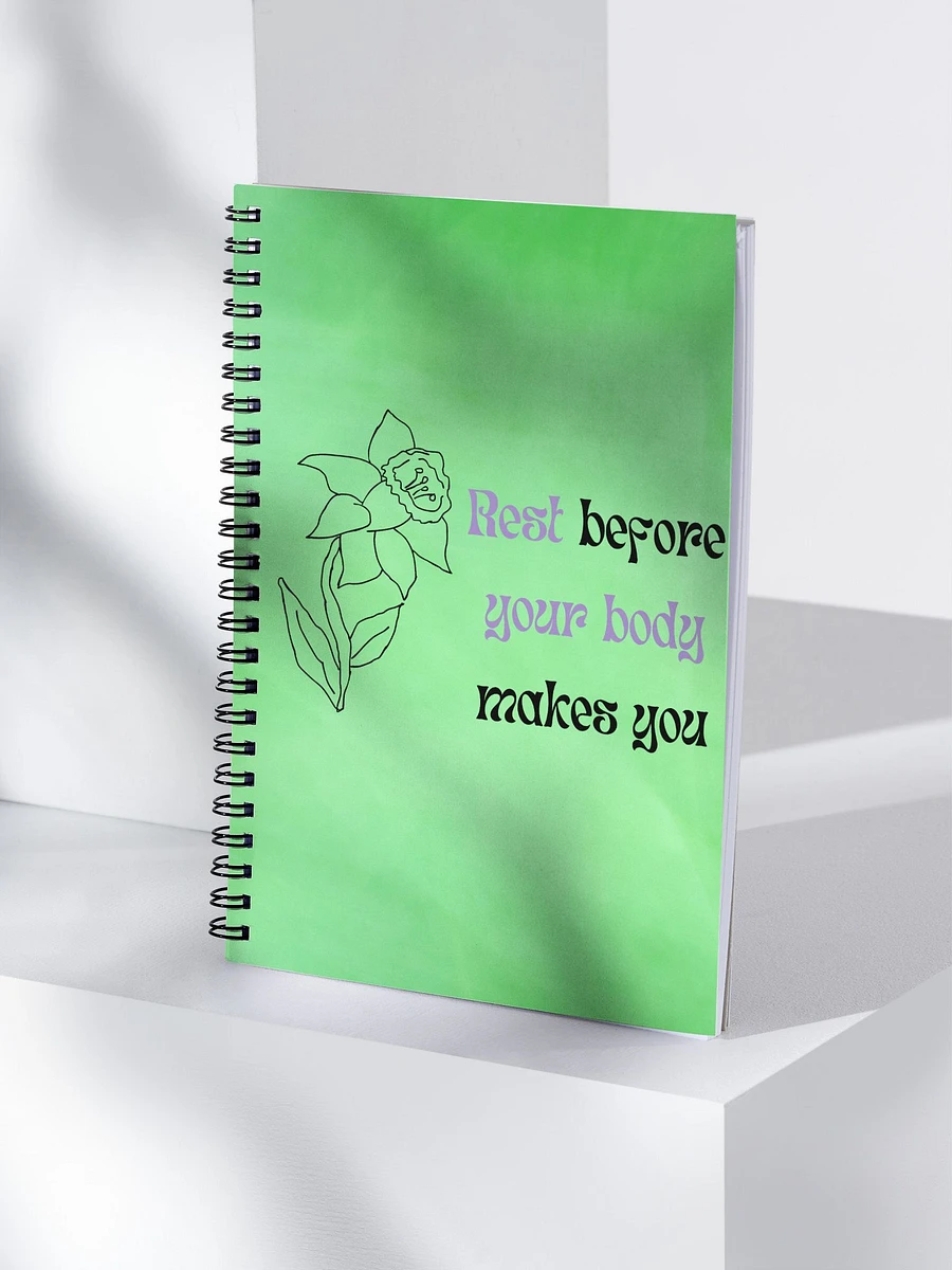 Rest before your body makes you - Notebook product image (4)