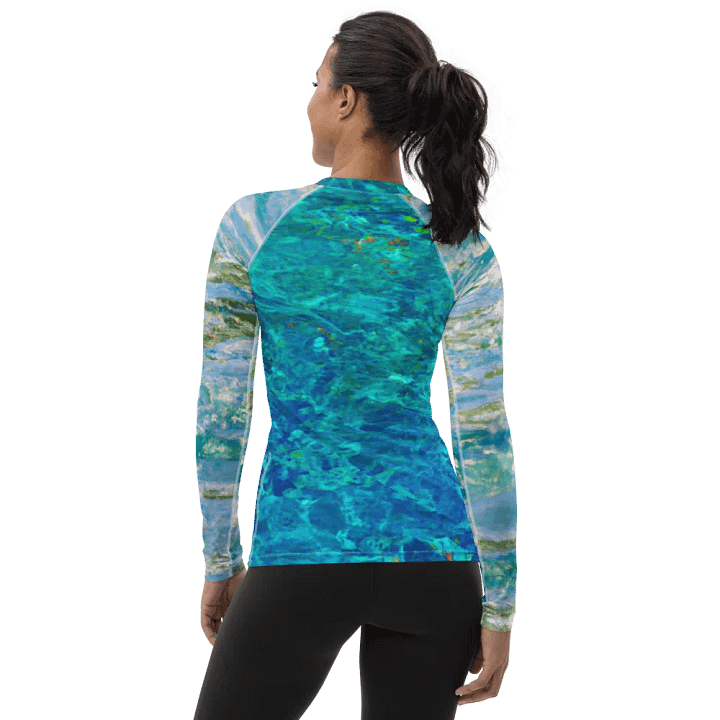 Aqua Dream All-Over Women's Rash Guard product image (2)