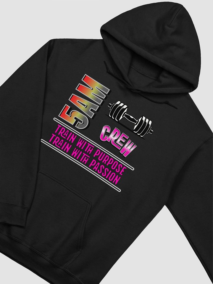5AM Crew Weightlifting Barbell Classic Hoodie product image (2)
