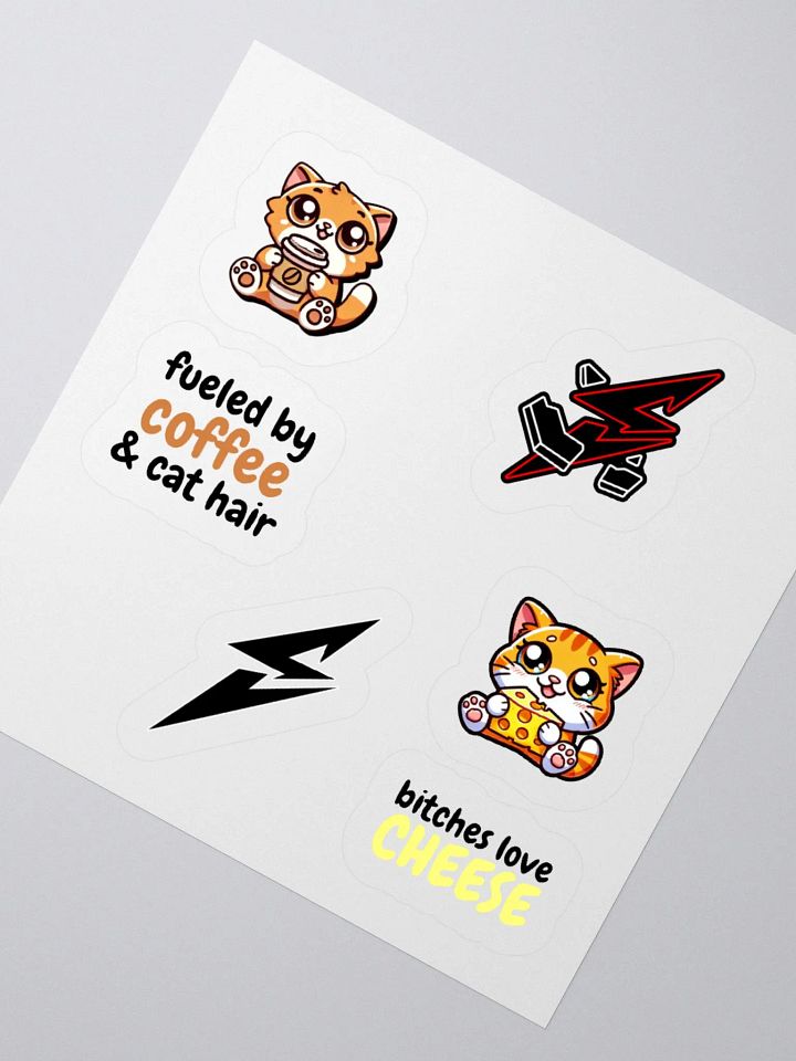 Cat Sticker & Sparkey Sheet product image (2)