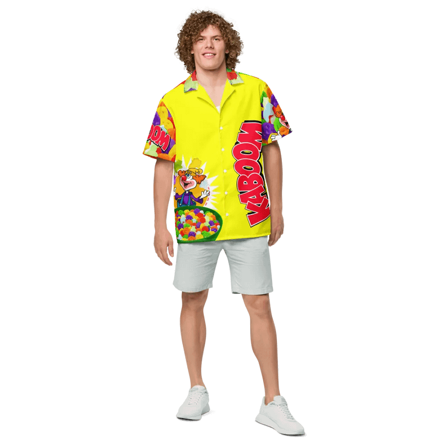 🥣 Saturday Morning Breakfast Kaboom! Hawaiian Button up 🥣 product image (5)
