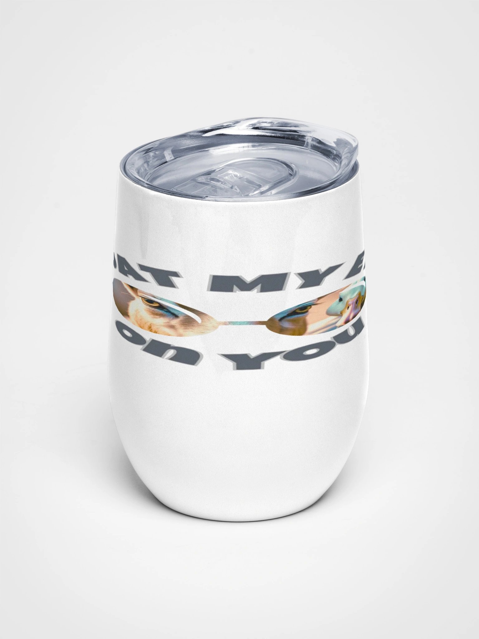 Goat My Eye On You Wine Tumbler product image (1)