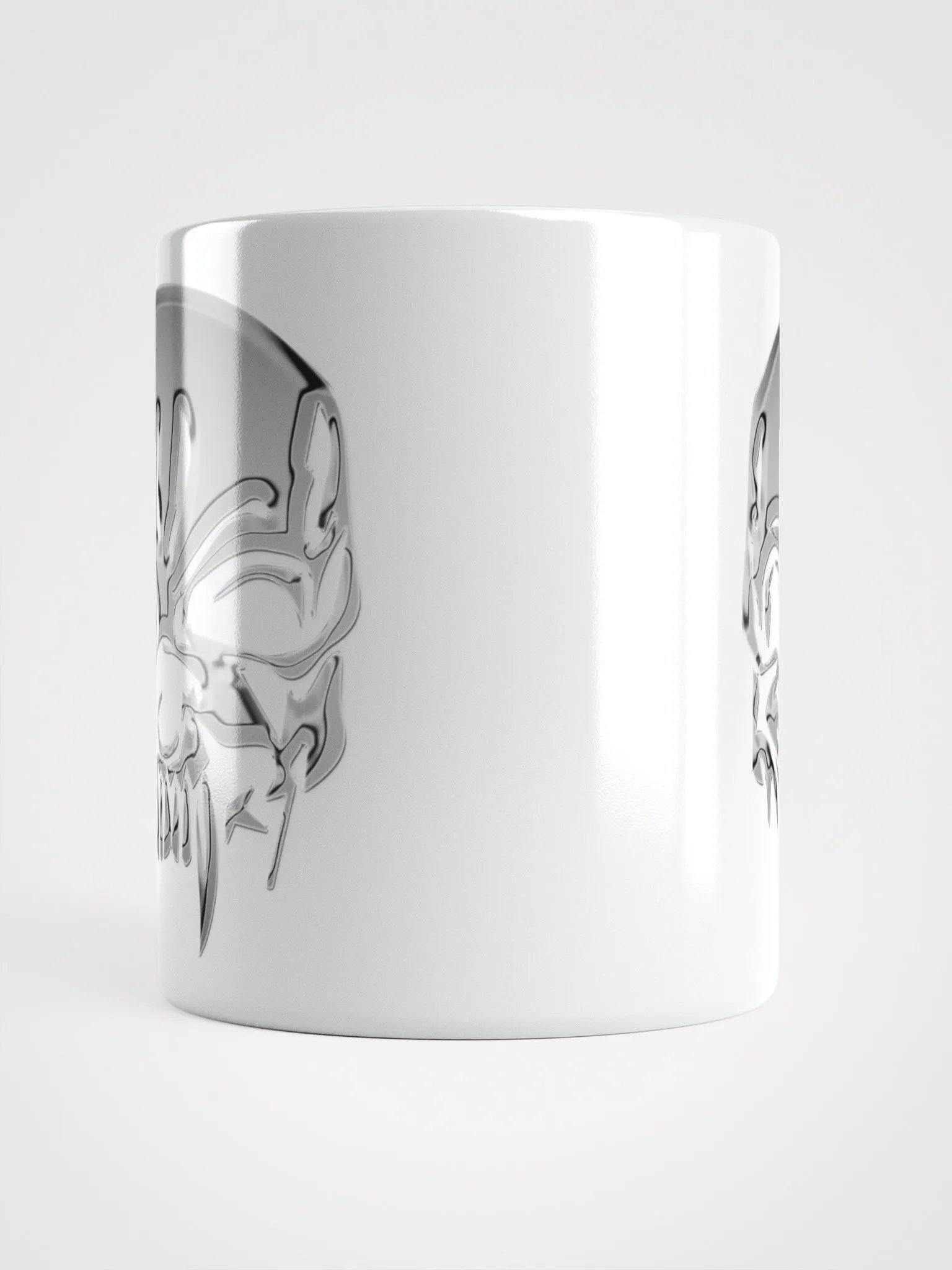 Zerschmedderä- Tasse chrom weiß product image (14)