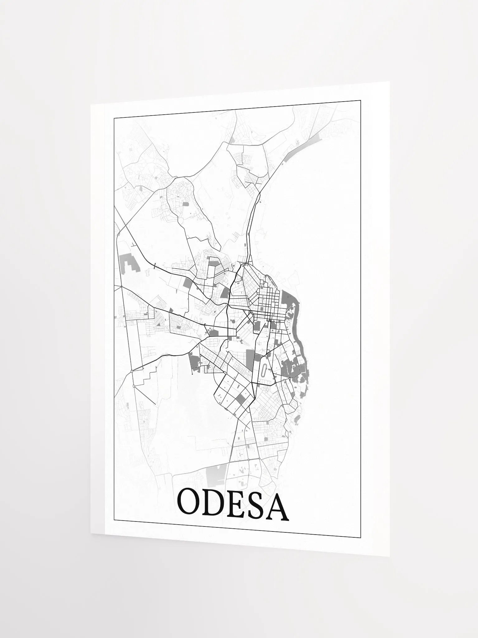 Odesa, Ukraine, city map print product image (7)