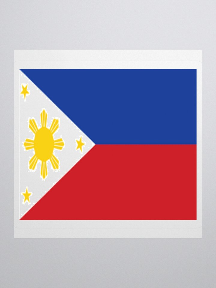 Exclusive Philippine Flag Kiss-Cut Stickers - High-Quality Vinyl, Multiple Sizes product image (2)