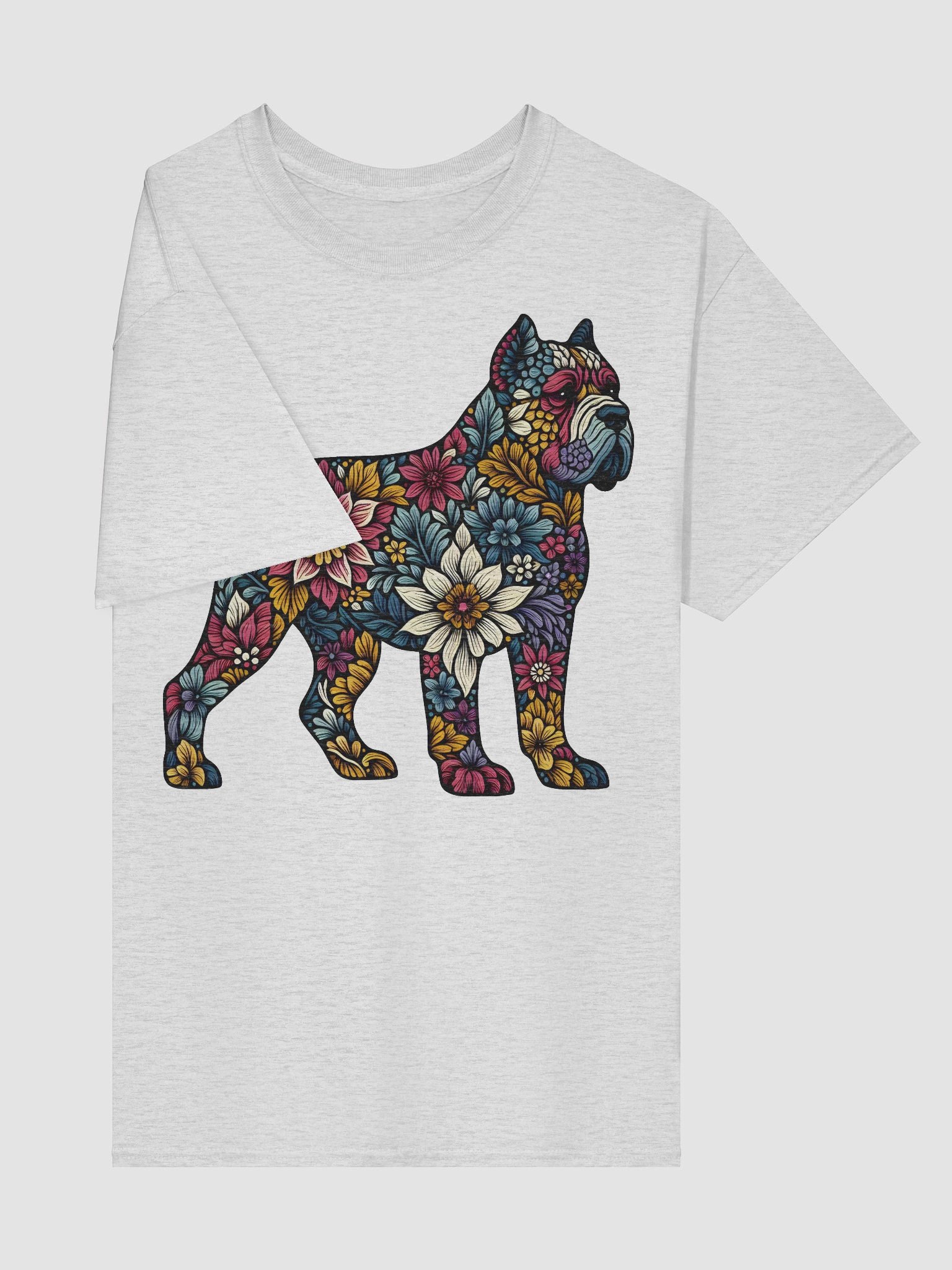 Cane Corso Dog Lover T-Shirt with Floral Art product image (19)