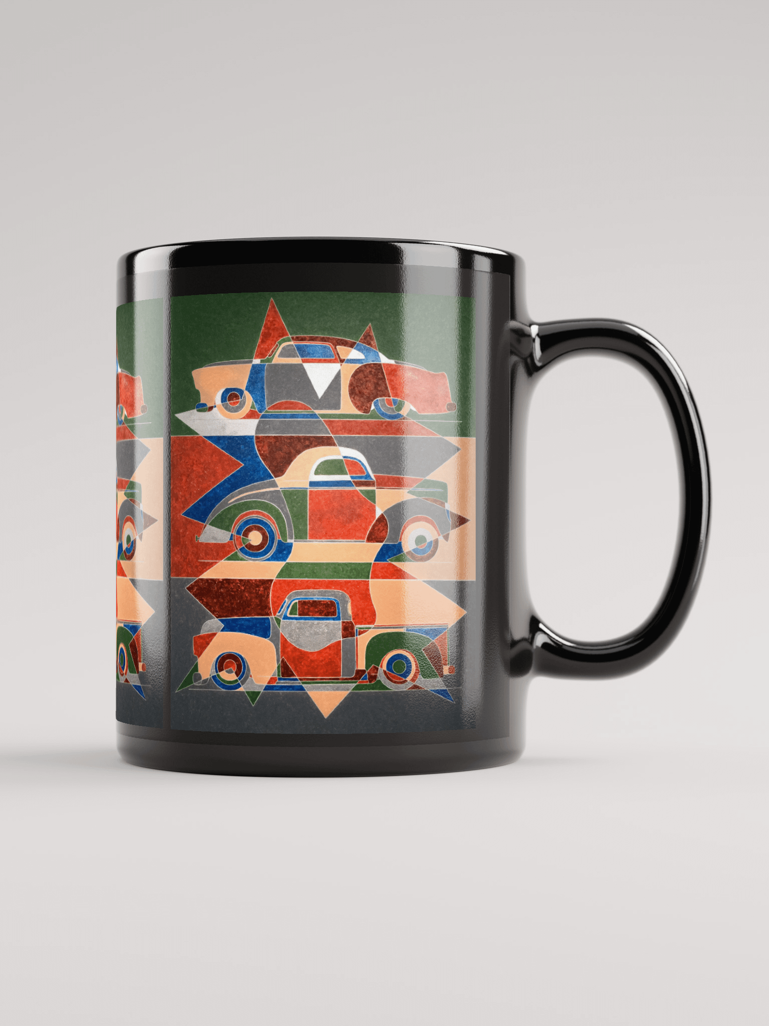 A Century of Rides III Black Glossy Mug (Original) product image (1)