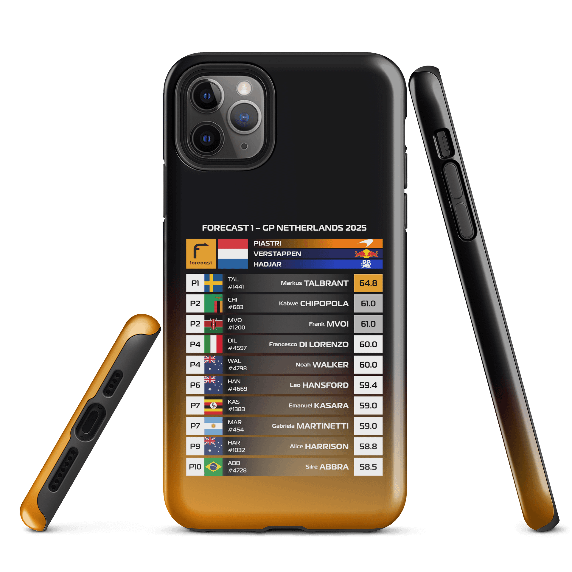 GP Netherlands 2025 iPhone Case product image (1)
