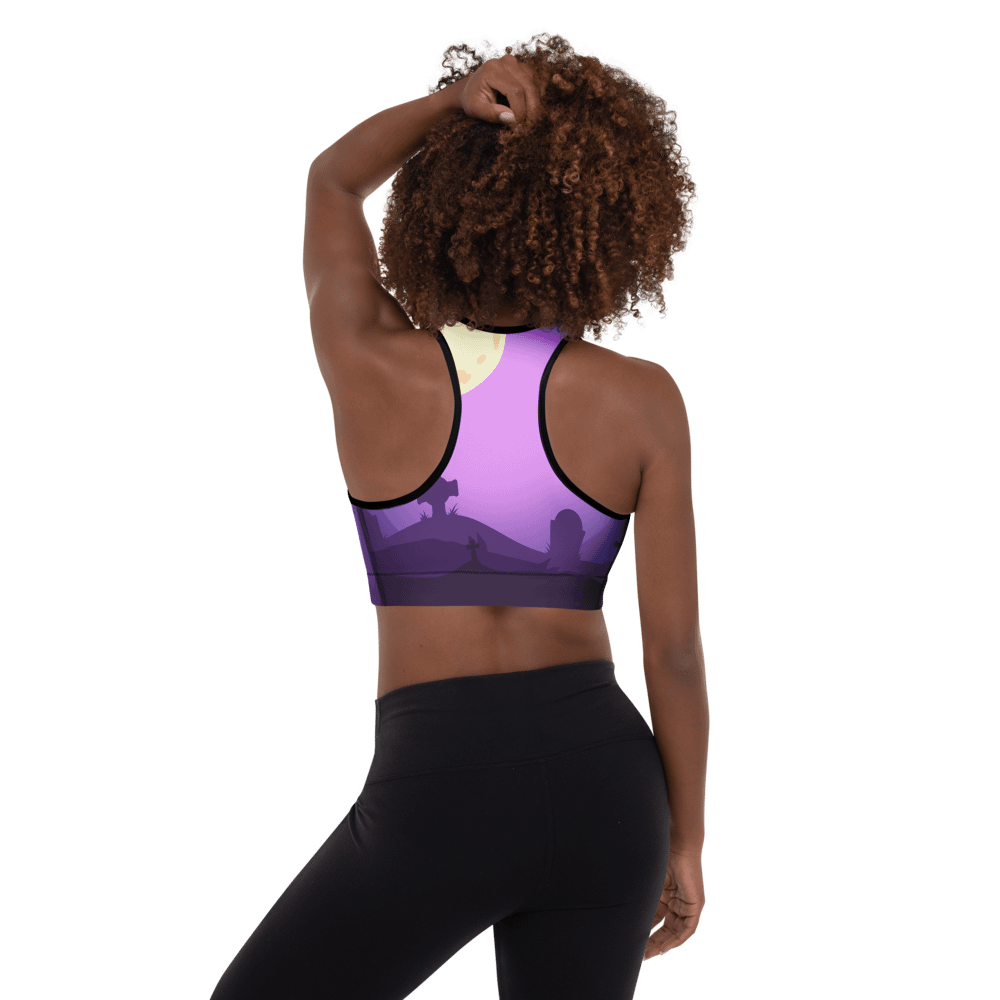 All-Over Print Padded Sports Bra product image (4)