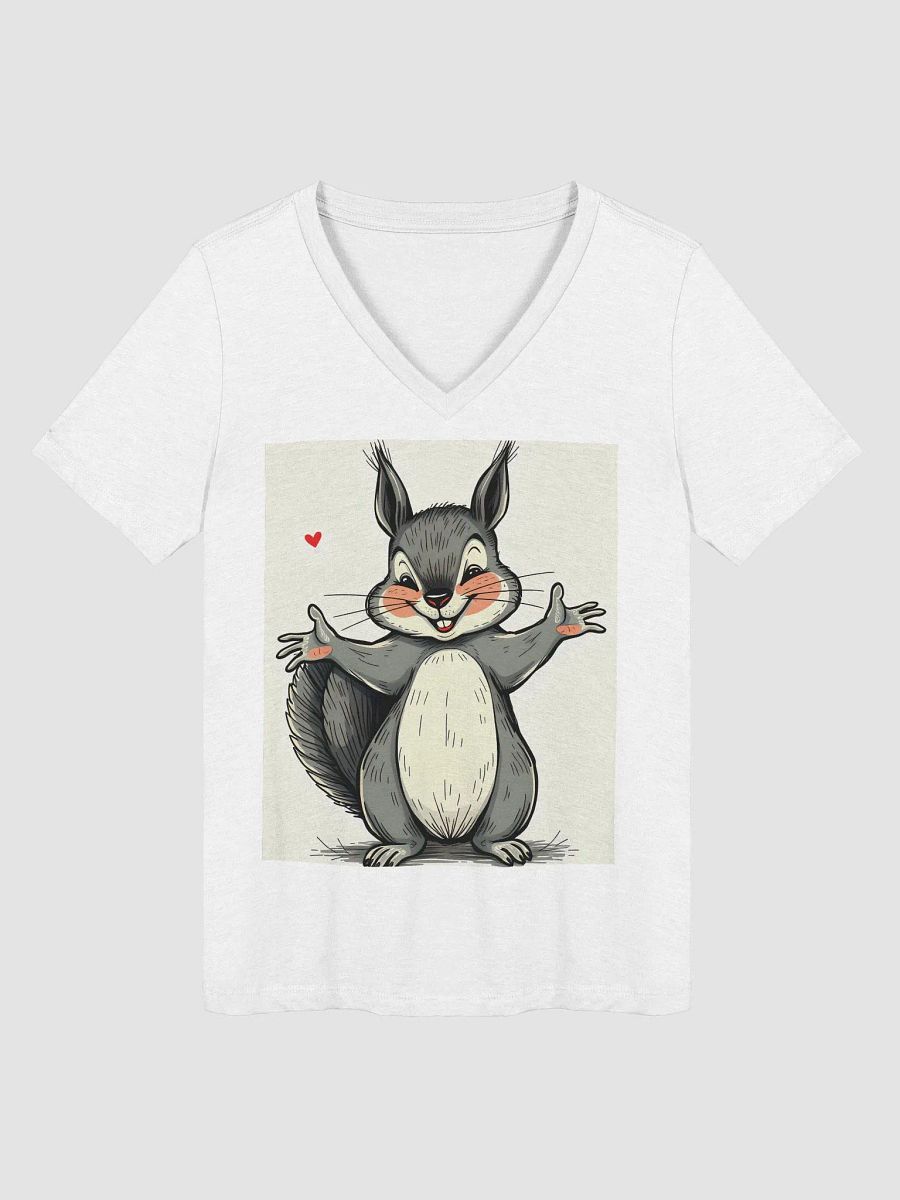 Squirrel Love Women's V-Neck Tee product image (1)