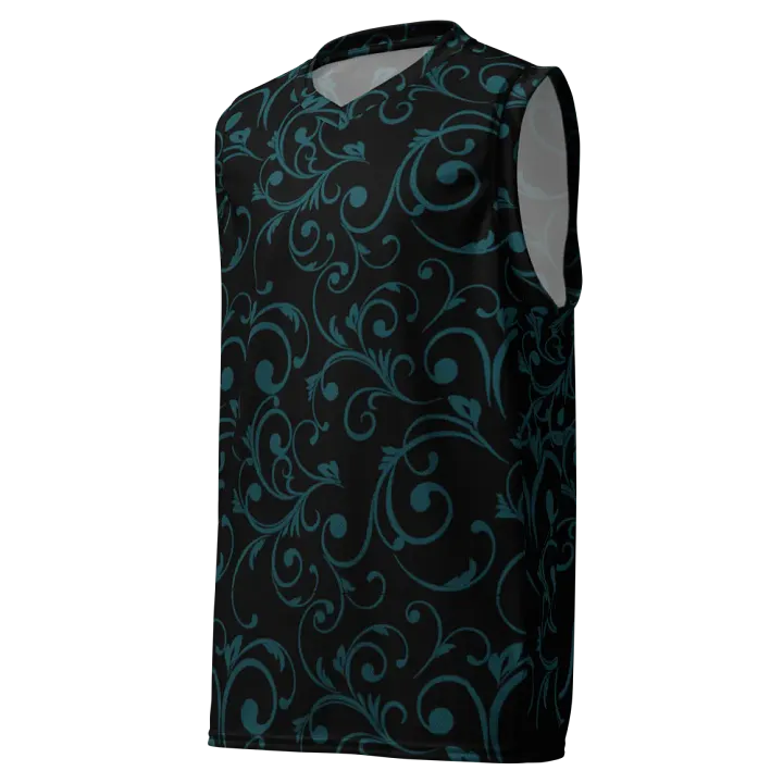 Dark Teal Basketball Jersey product image (1)