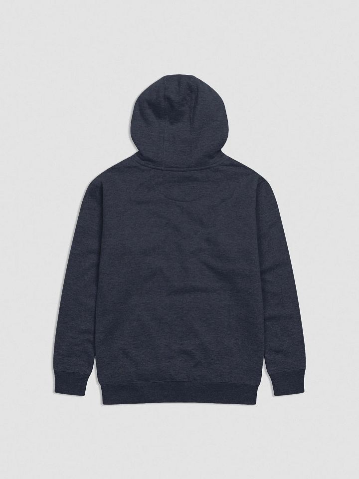 ANGELIC (lg. navy + white bubble design) embroidered heavyweight hoodie product image (2)