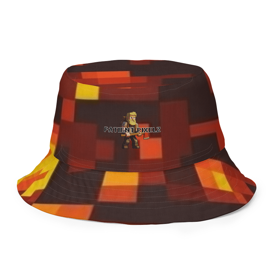 Patient PixelZ Reversible Bucket Hat (PixelZ My Craft & Pixel Embers) product image (6)