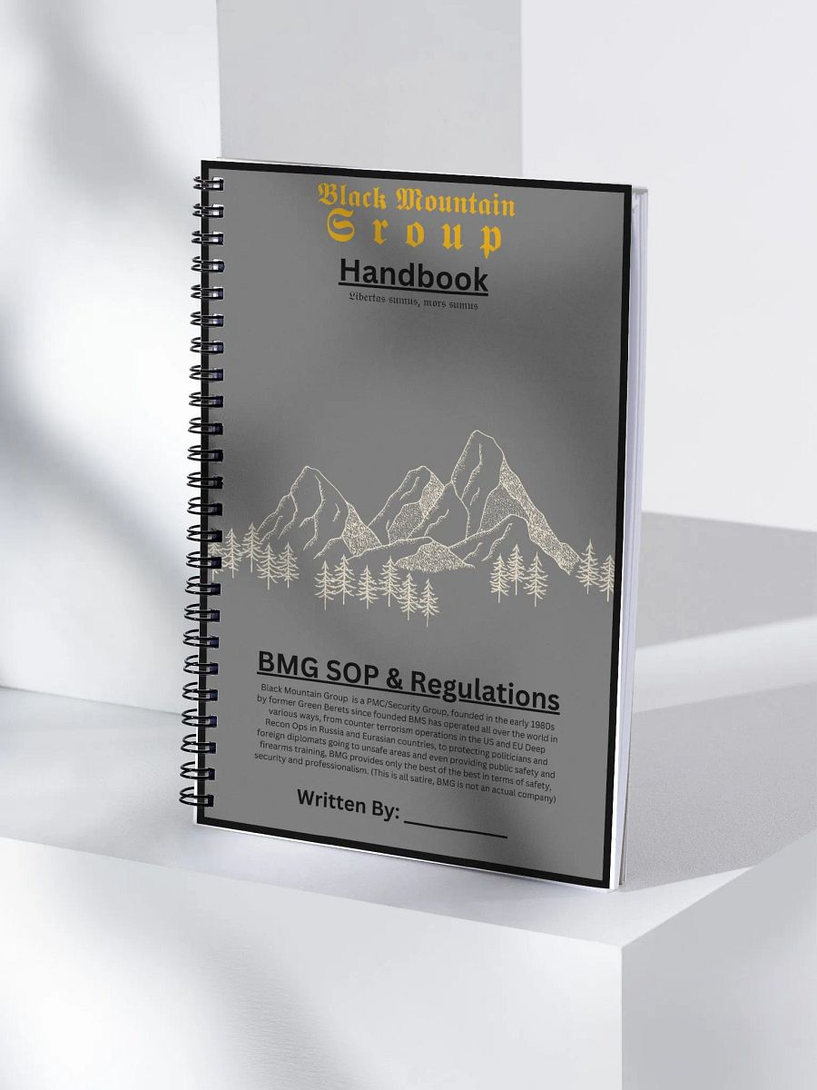 Black Mountain Group Handbook product image (4)