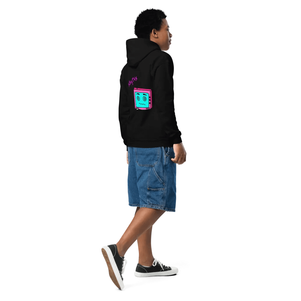 Whimsical TV Face Kids Hoodie product image (11)