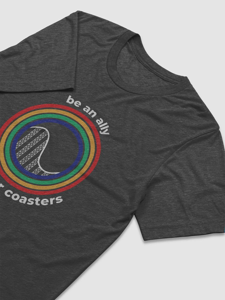 Be an Ally, Ride Rollercoasters (Dark - Tri-Blend) product image (3)