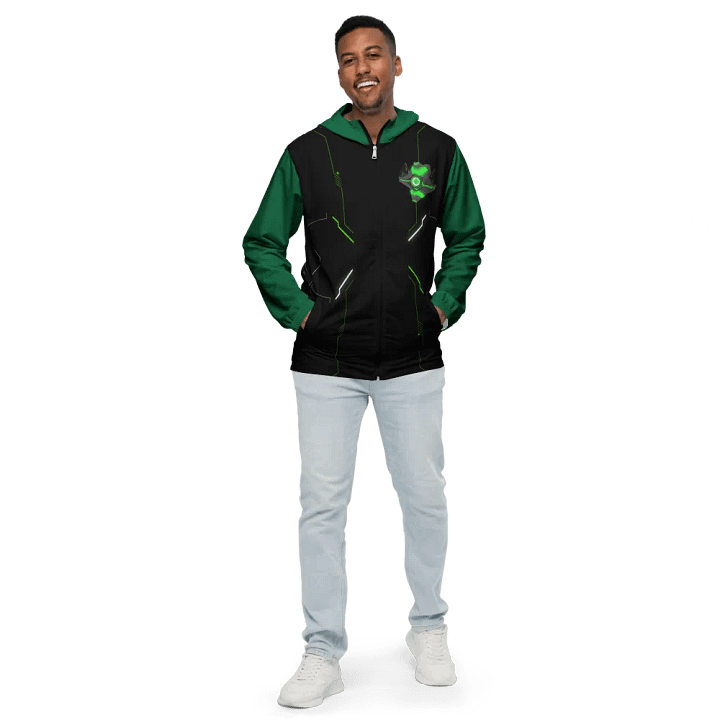Verdant Adventure All-Over Windbreaker product image (1)