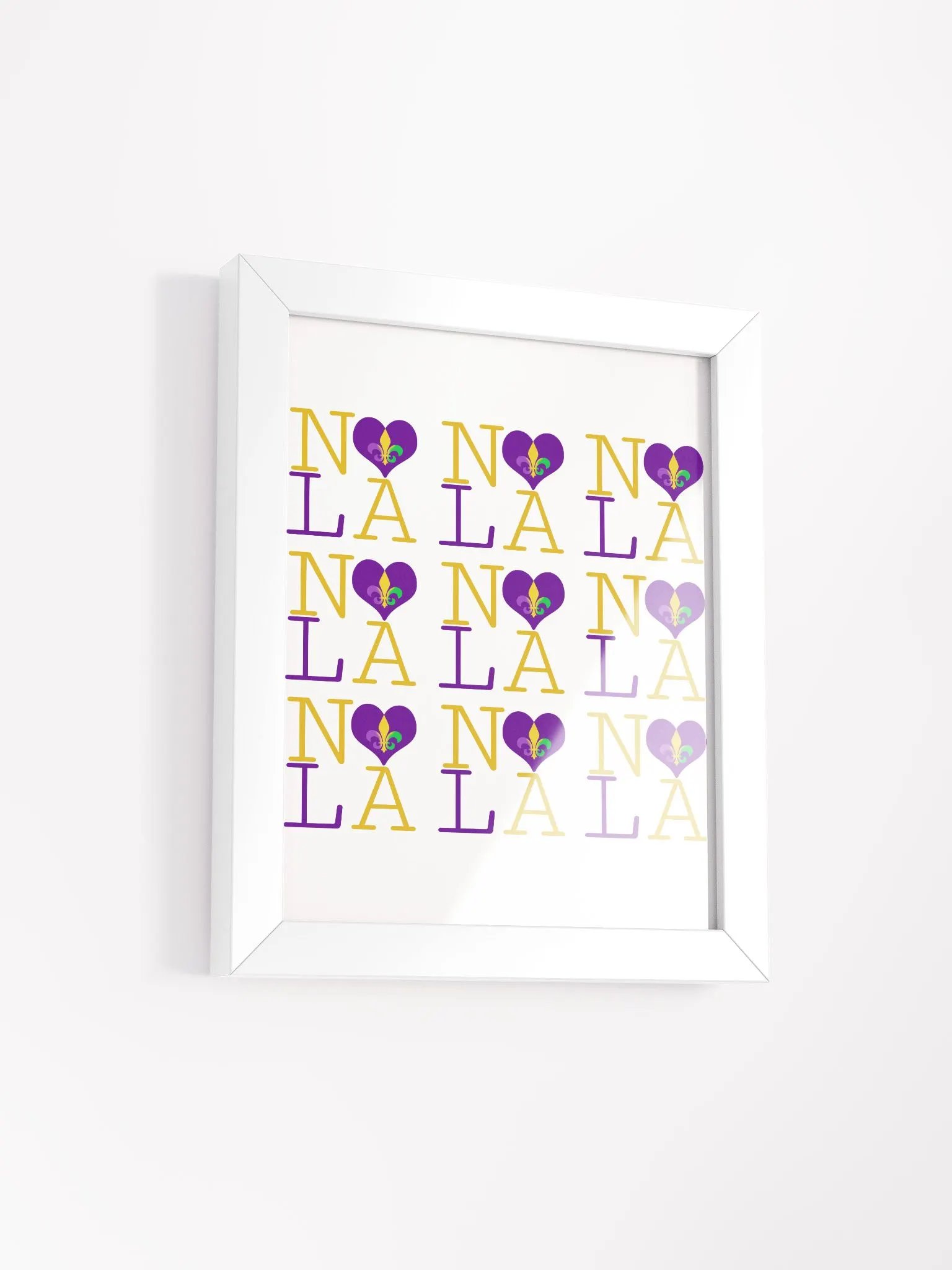 I LOVE NOLA **LEGACY POSTER** (MARDI GRAS 3) product image (2)