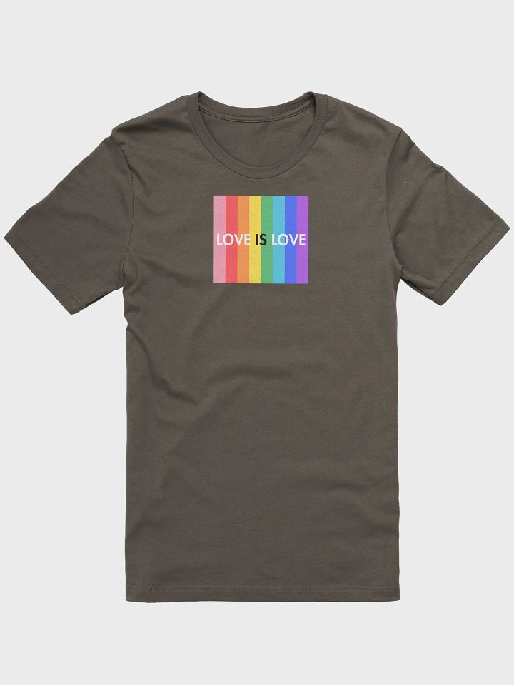 Love is Love Fitted Tee. (BOLD) product image (2)