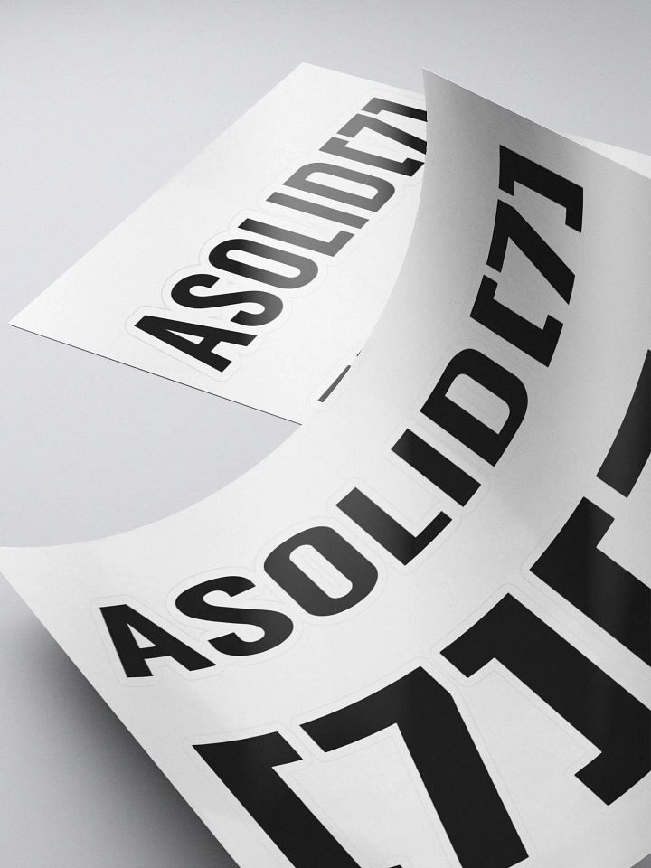 ASolid[7] Die Cut Sticker Set product image (2)