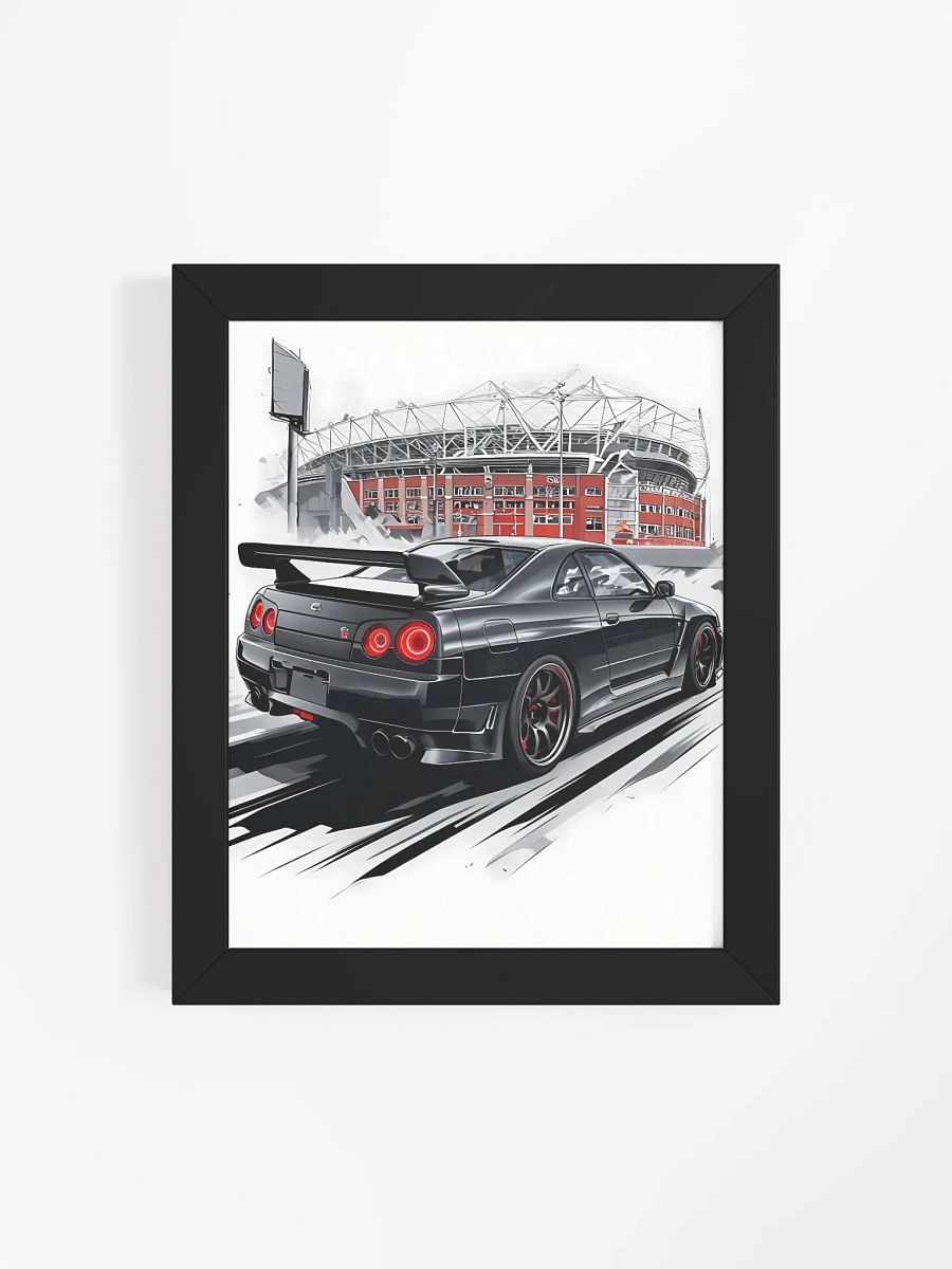 Sleek Speedster Stadium Drive Poster product image (5)