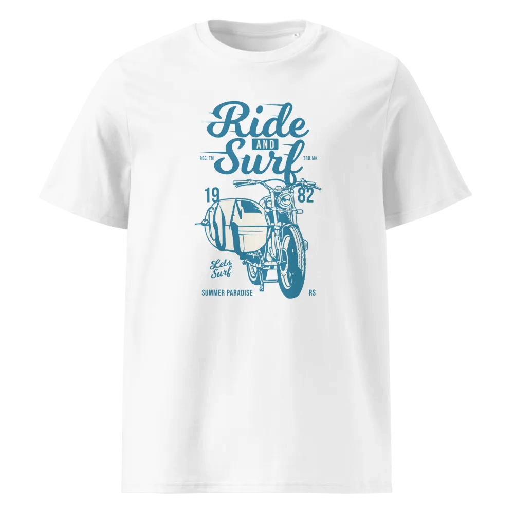 Ride and Surf Organic Cotton T-Shirt product image (1)