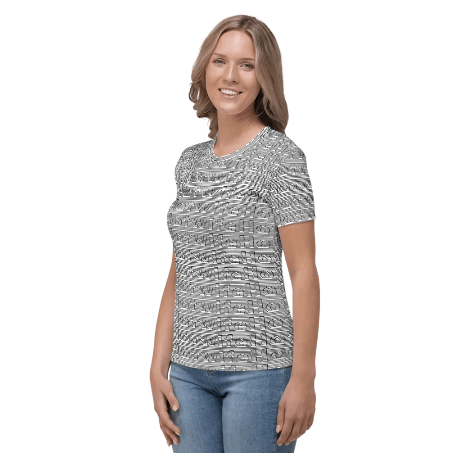 Hotwife Magic 3D illusion print fitted shirt product image (6)