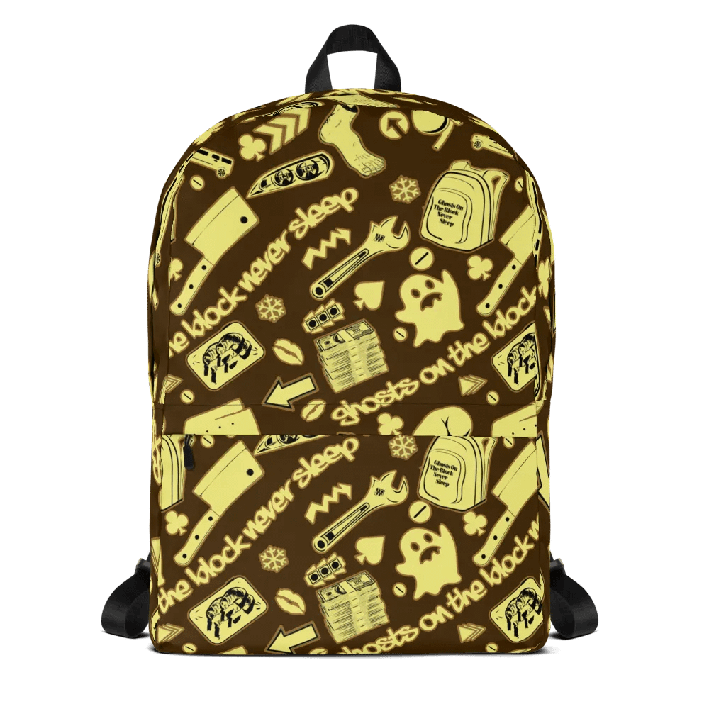 A8M - Ghosts On The Block Never Sleep Bookbag (Drizzle December) product image (7)