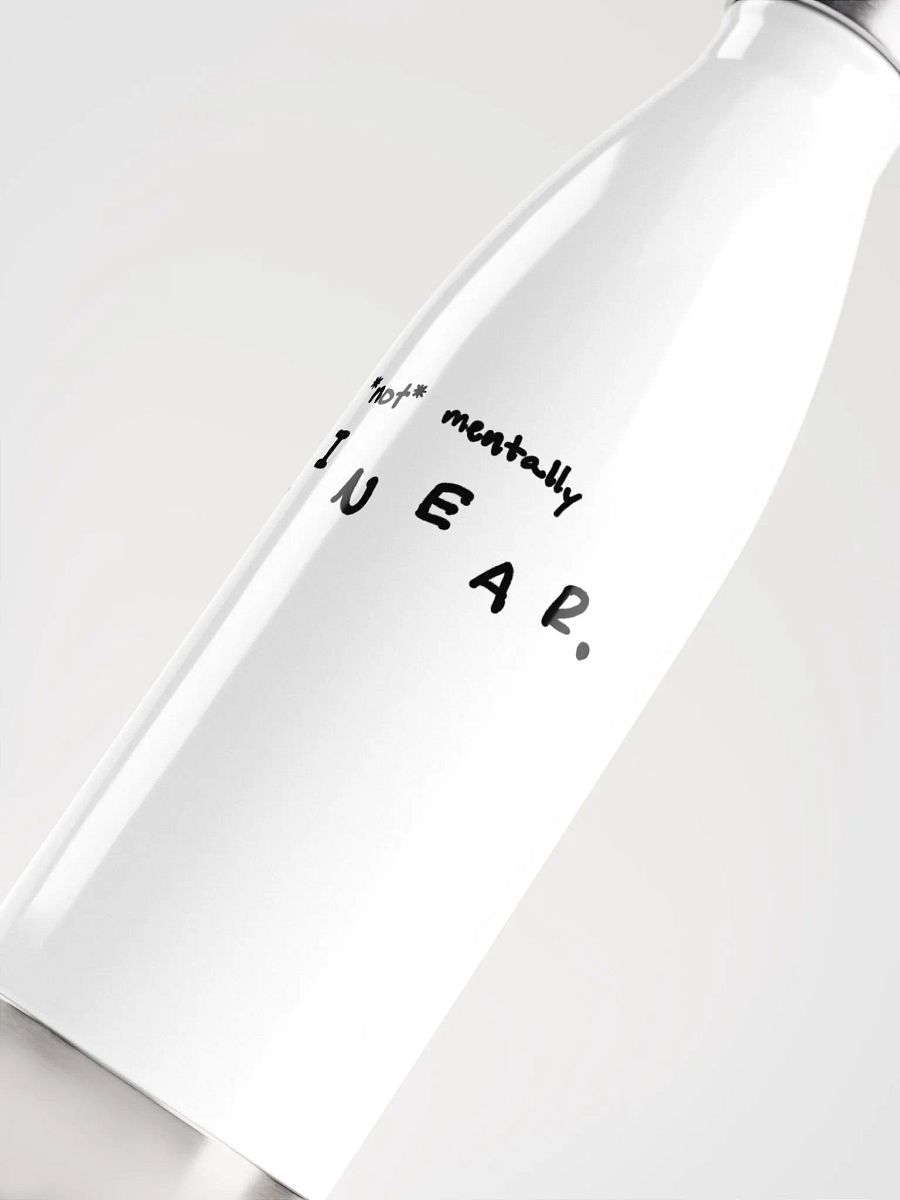 *not* mentally linear stainless steel water bottle product image (5)