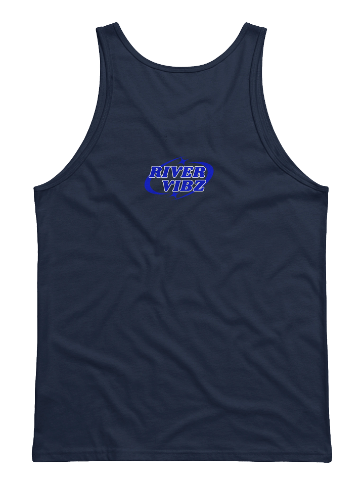 Men's Blue Starry River Vibz Logo Tank product image (2)