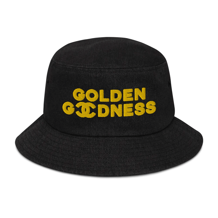 Golden Goodness Denim Bucket Hat product image (1)