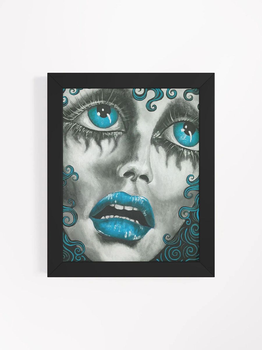 Fayette in blue framed print product image (4)