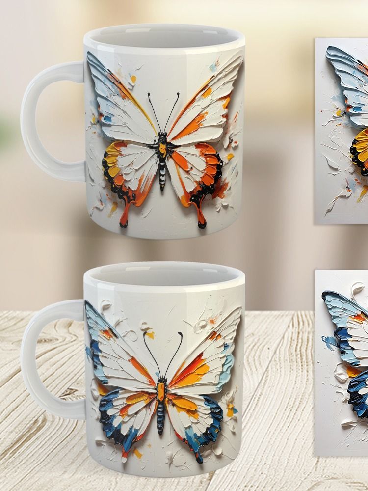 Azure Breeze Butterfly Mug product image (20)