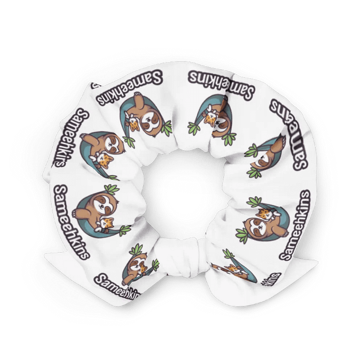 Sloth Vibes All-Over Print Scrunchie product image (2)