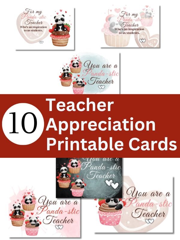 Teacher Appreciation Printable Cards product image (1)