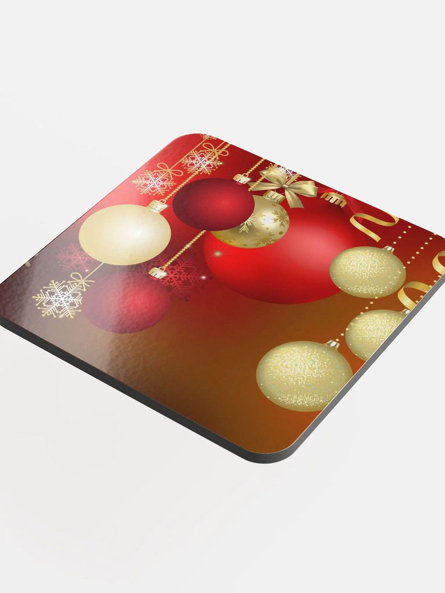 Festive Ornament Cork Coaster gift for entertainers moms colleagues friends product image (4)