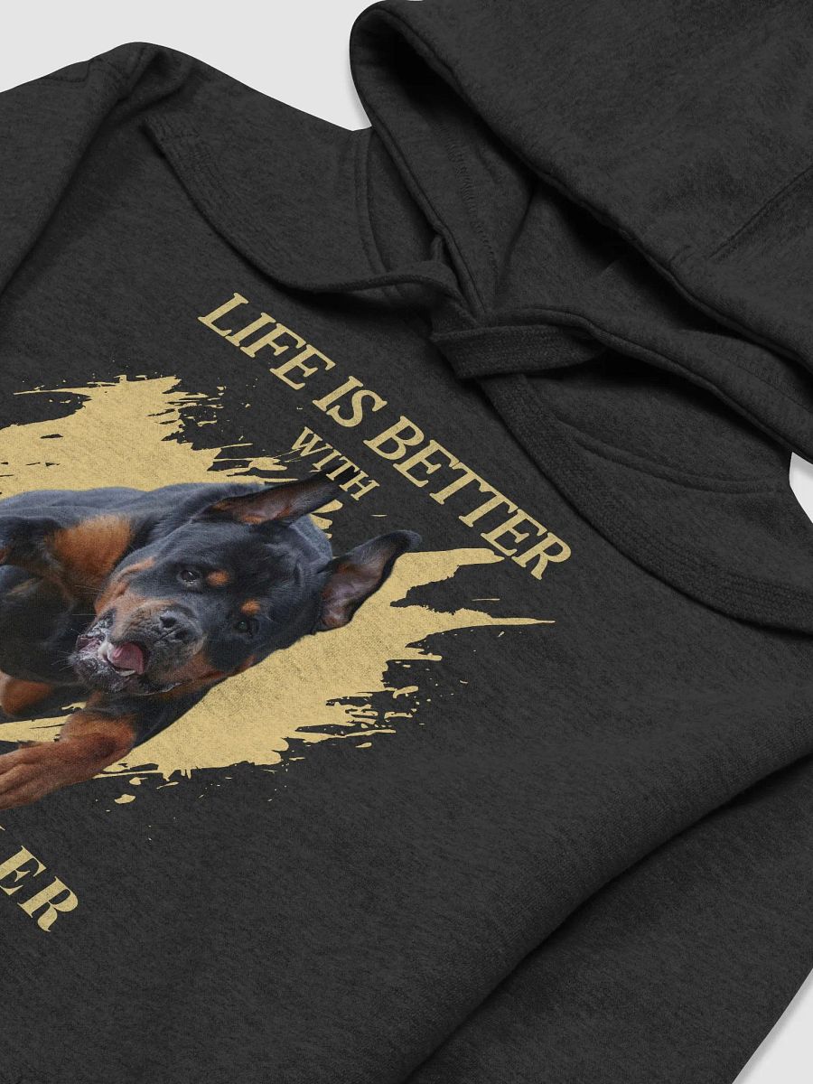 Life Is Better With Rottweiler Gold Color Hoodie product image (4)