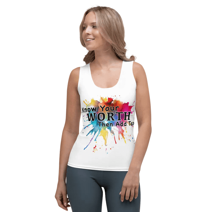 Know Your Worth Female Tank Top product image (1)