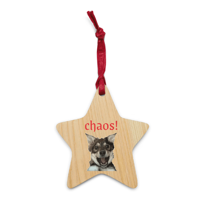 Wood Chaos Coyote Ornament product image (4)
