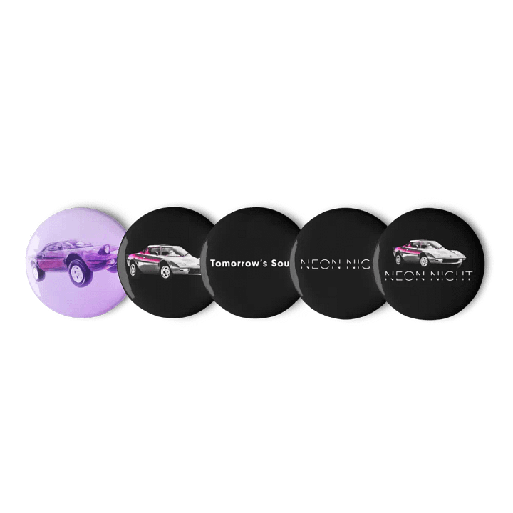 NEON NIGHT EDITION - 5 Collectors Pins product image (1)