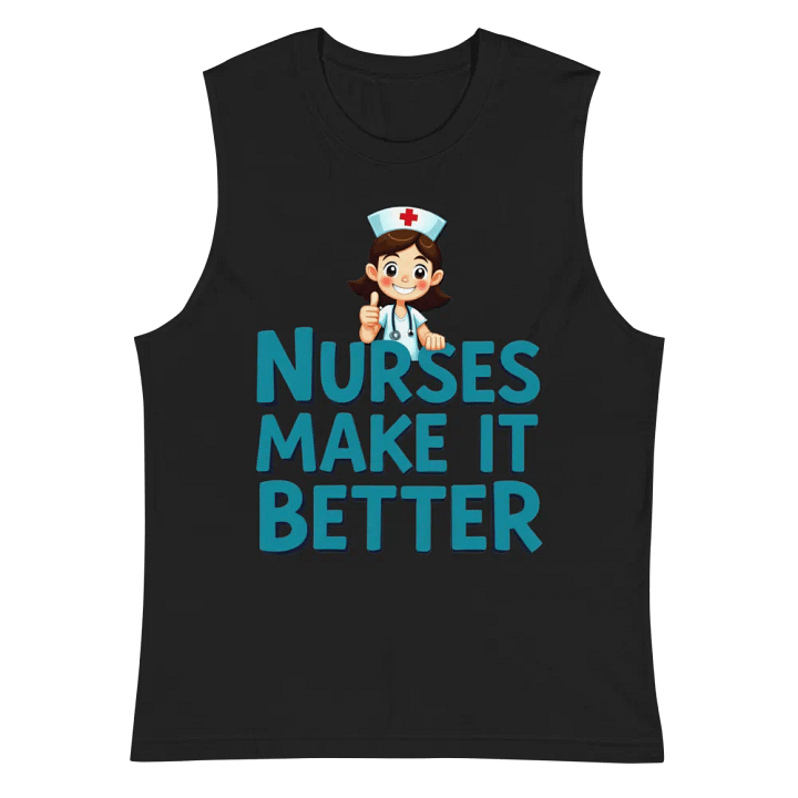 Nurse Power Thumbs-Up Muscle Tank product image (3)