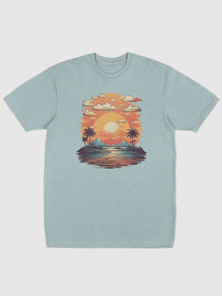 Tropical Sunrise Men's Graphic Tee product image (4)