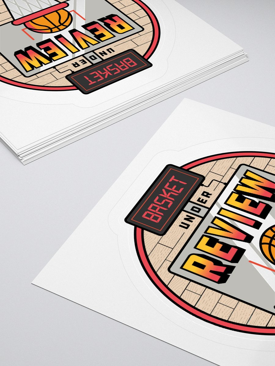 Basket Under Review Sticker product image (4)