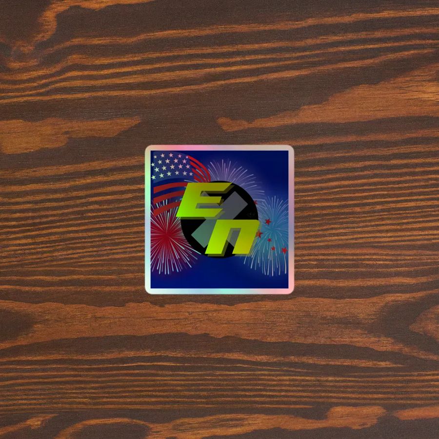 Patriotic Holographic Sticker Set product image (3)