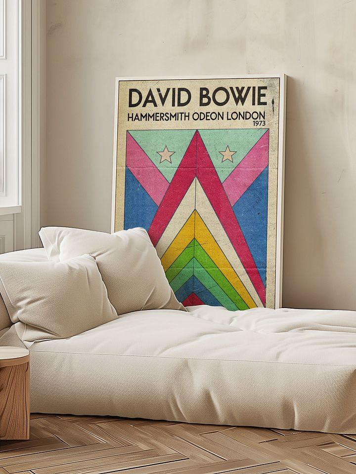 David Bowie Hammersmith Odeon 1973 Concert Poster | Ziggy Stardust Farewell Print | Vintage Glam Rock Art | Retro Music Decor | Classic Rock Band Design product image (2)