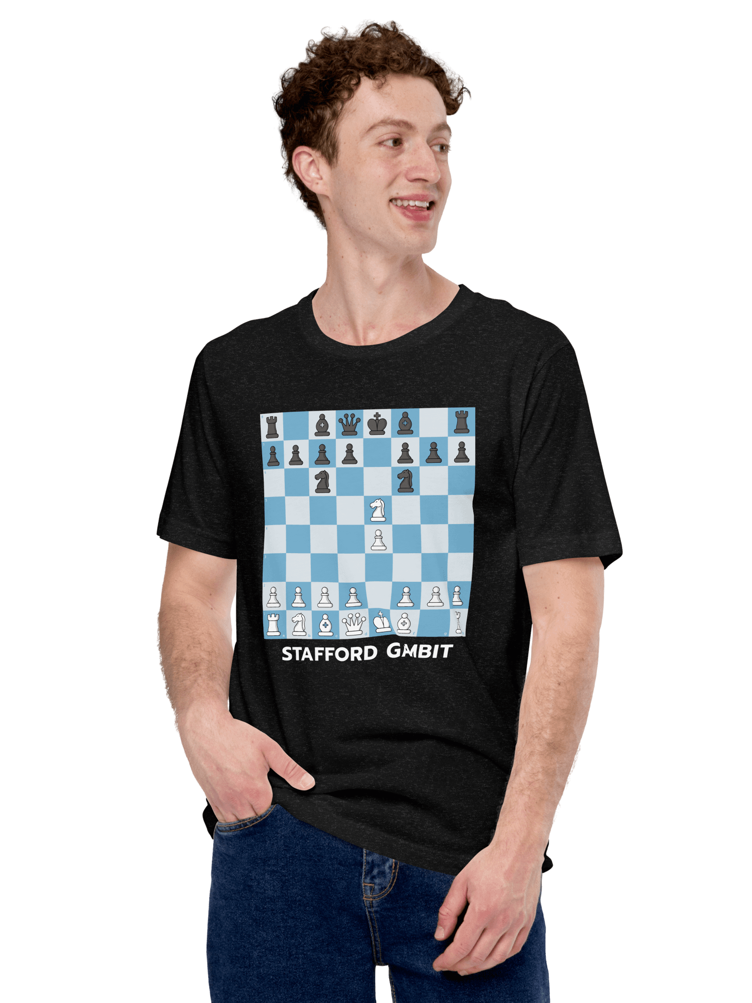 Stafford Gambit Chess T-shirt product image (2)