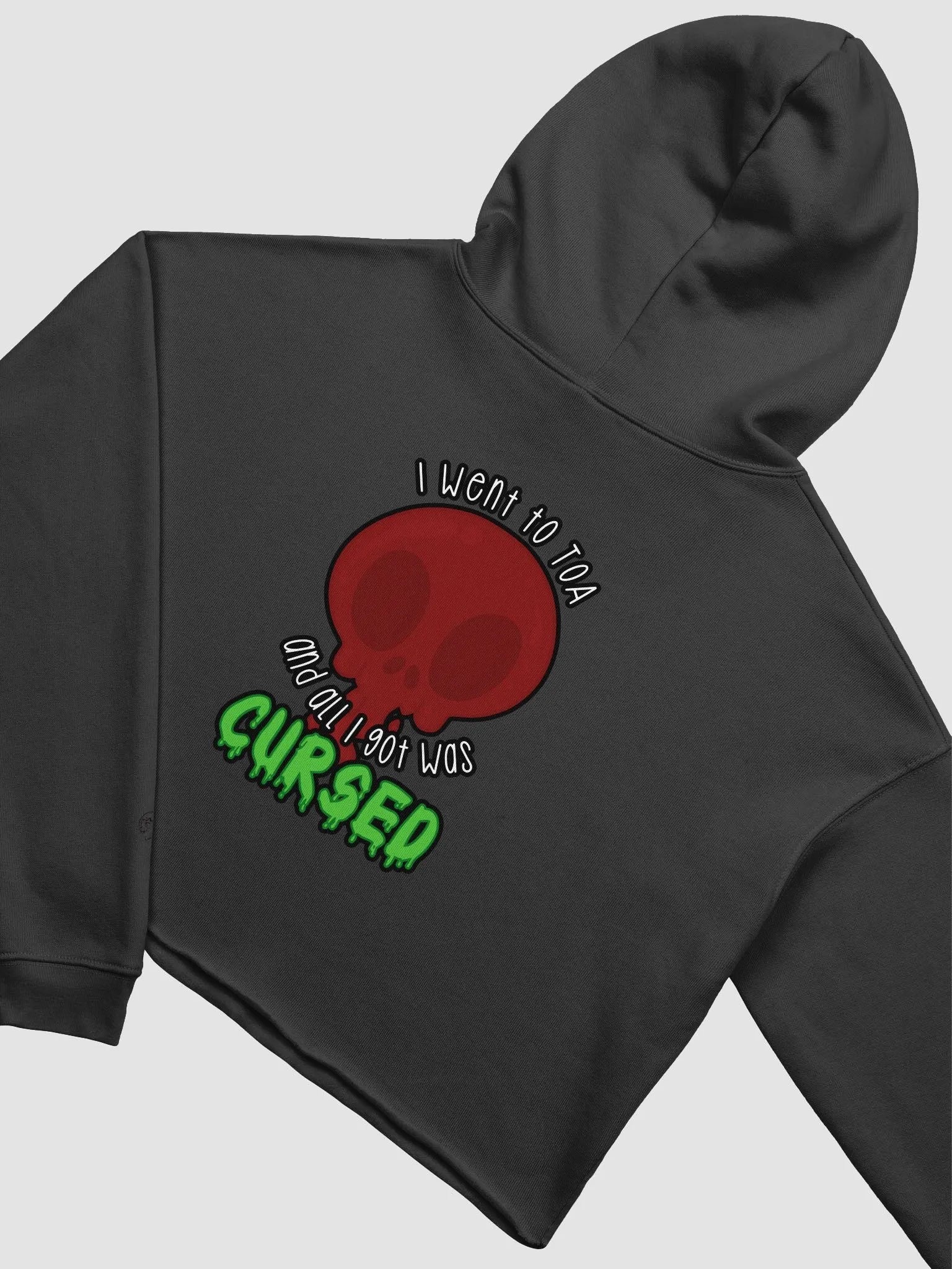 All I Got Was Cursed - Death Knight - Crop Hoodie product image (4)