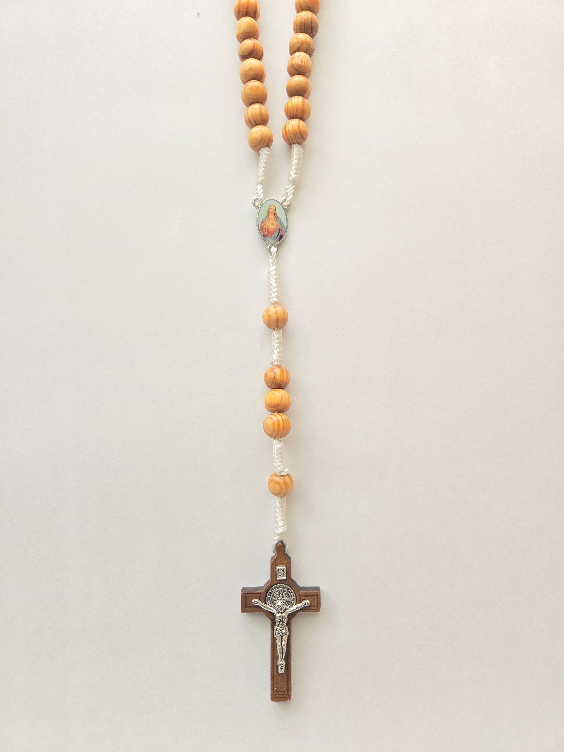 Sacred Heart Rosary with St Benedict Crucifix product image (12)