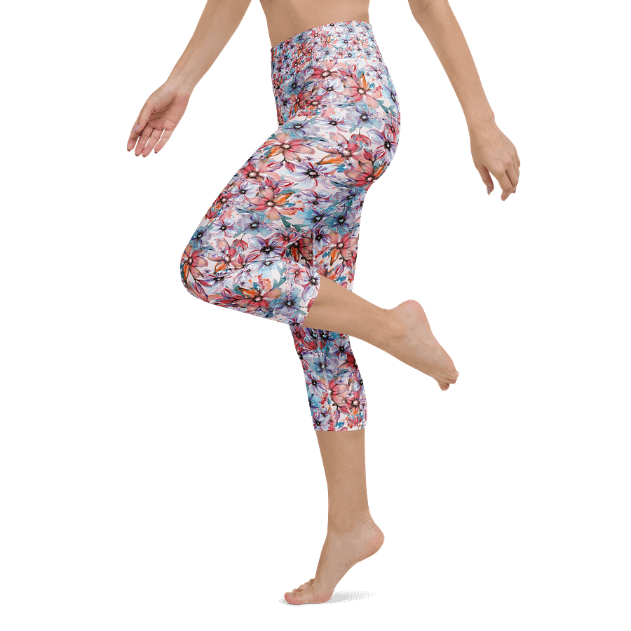 Flower Garden Capri Leggings product image (5)
