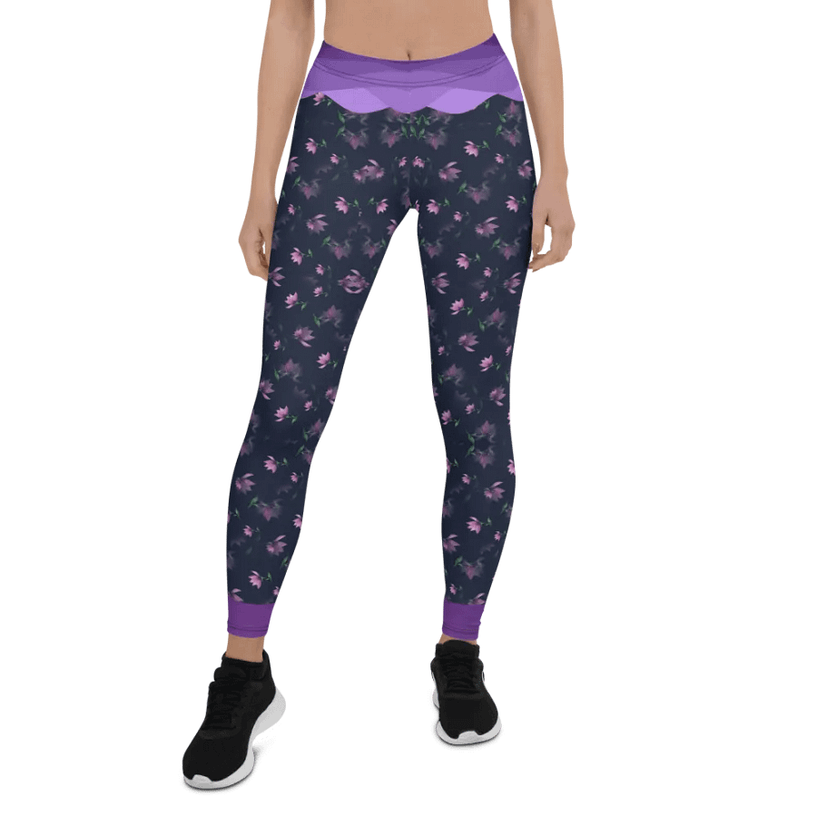 Lavender Floral Whisper Leggings product image (1)